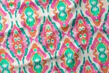 Load image into Gallery viewer, Tangerine & Teal Ogee