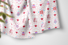 تحميل الصورة في عارض المعرض، Sweet Celebration kids mukhawar fabric print