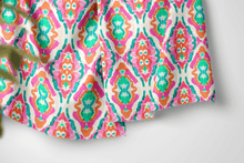 Load image into Gallery viewer, Tangerine & Teal Ogee