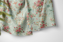 تحميل الصورة في عارض المعرض، Royal Rococo French floral print mukhawar fabric