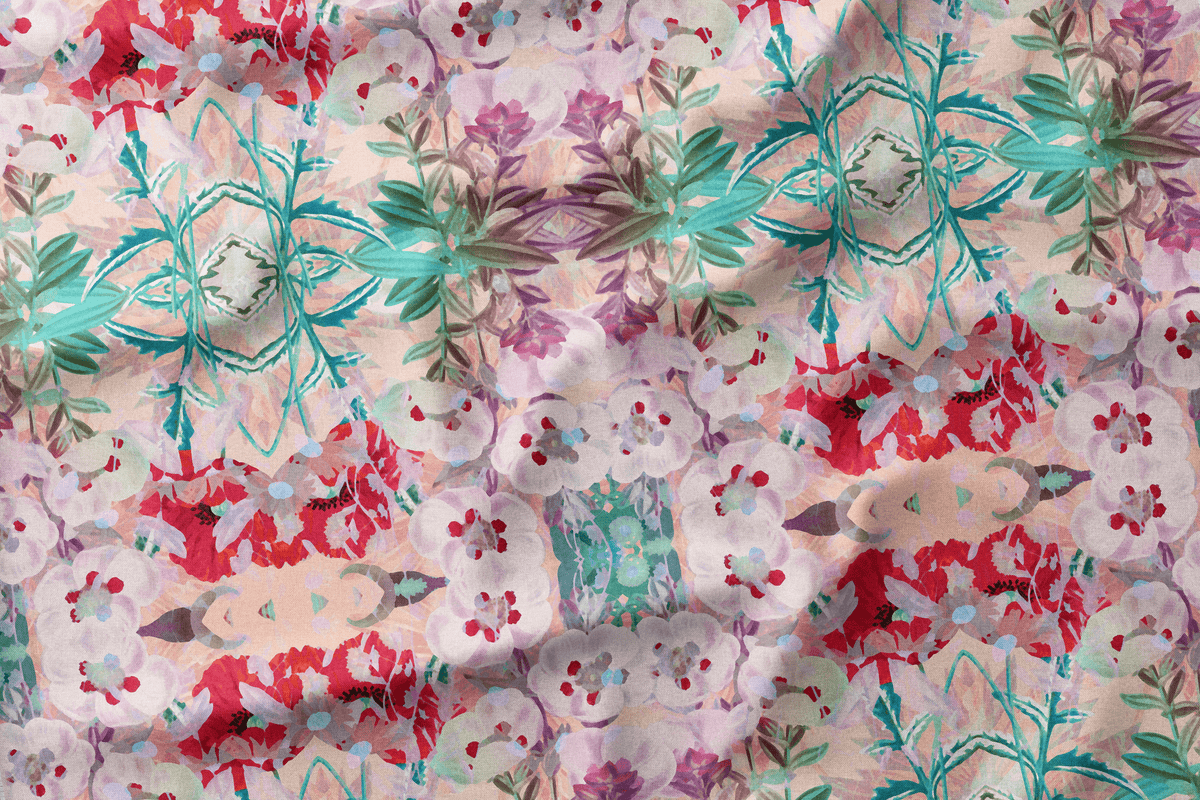 Blush Geometric Botanica
