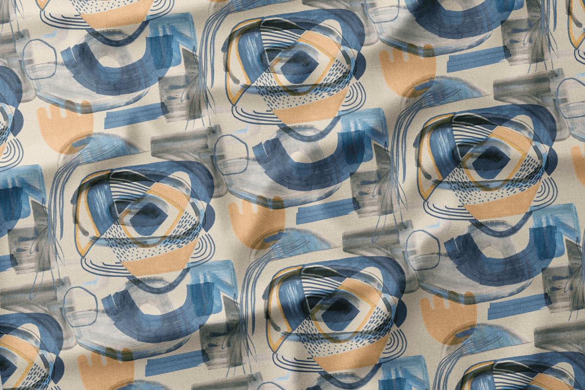 Indigo Muse Abstract