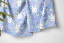 تحميل الصورة في عارض المعرض، Bluebell Bunny kids mukhawar fabric print
