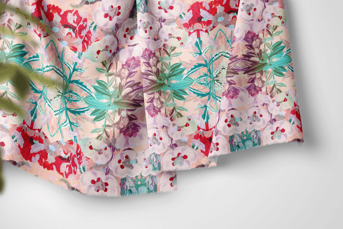 Blush Geometric Botanica